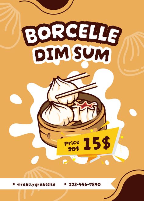 Dimsum Poster Design, Dimsum Aesthetic, Food Poster Design Graphics, Food Promotion Poster, Background For Ipad, Christmas Background Iphone, Designs Background, Background Aesthetics, Background Fall