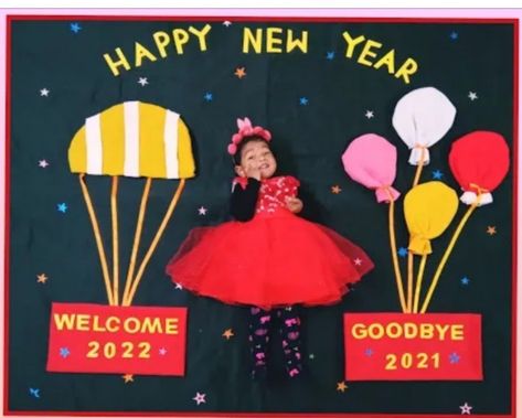 New Year Photo Shoot Ideas For Baby, New Year Photoshoot Ideas Kids, Happy New Year Baby Photoshoot, New Year Baby Photoshoot Ideas, New Year Photoshoot Ideas Baby Photos, New Year Theme Baby Photoshoot, 2024 Photoshoot, Monthly Photoshoot, Happy New Year Baby