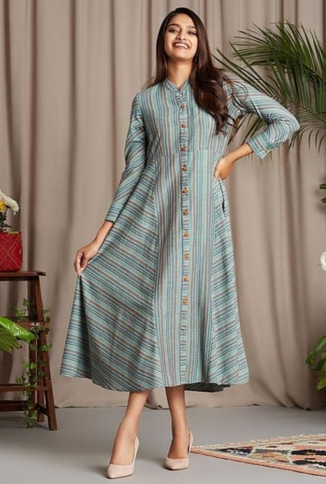 A Line Shirt Dress Pakistani, A Line Shirt Dress, A Line Shirt, Luxe Dress, Dress Pakistani, Eucalyptus Leaf, A Line Kurta, Denim Crop Top, Pakistani Bridal Dresses