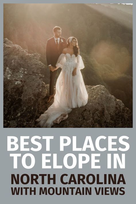 Elope in North Carolina | North Carolina Elopement Photographer | Planning to elope in North Carolina? We are excited to share this comprehensive guide to Eloping in North Carolina. Click the link to find North Carolina elopement locations, North Carolina elopement ideas, elopement venues in North Carolina, elopement ideas in North Carolina, and more! paisleysunshinewed.com South Carolina Elopement Locations, Craggy Gardens North Carolina, North Carolina Elopement Locations, Elopement Ideas North Carolina, North Carolina Mountain Elopement, Nc Mountain Elopement, Micro Wedding North Carolina, Asheville Nc Elopement, Elopement North Carolina