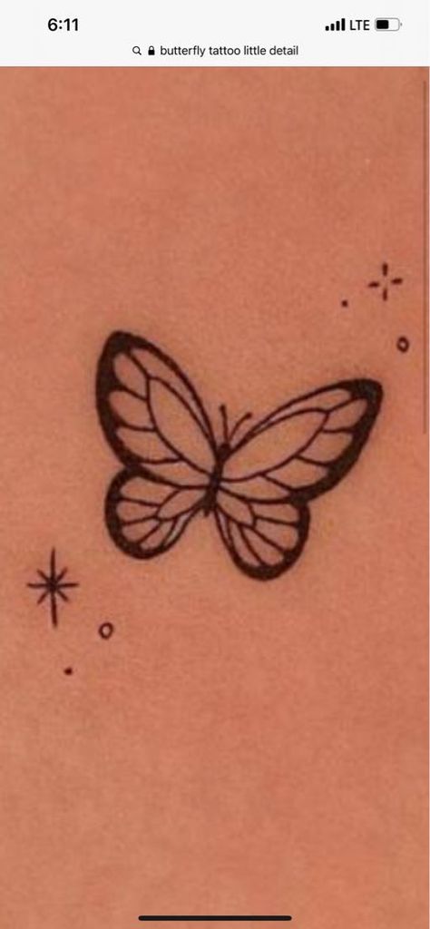 Henna Butterfly, Unique Minimalist Tattoo, Celestial Tattoo, Small Girly Tattoos, Simple Henna Tattoo, Moon Tattoo Designs, Henna Tattoo Designs Simple, Dainty Tattoos, Girly Tattoos