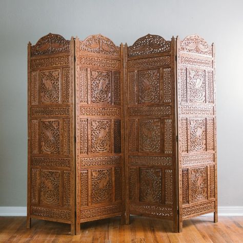 Vintage and Mid-Century Furniture by Indigo Trade Indian Room Divider, Moroccan Headboard, Arabian Interior, Vacay Clothes, Dressing Screens, Vintage Room Divider, Screen Divider, Dressing Screen, Indian Room