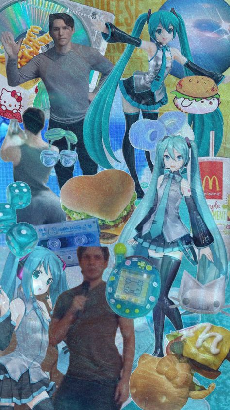 #hatsunemiku #jerma985 Wolf Hybrid, He Makes Me Happy, Pretty Images, I Love My Wife, Small Cat, Grown Man, I Have No Friends, Hatsune Miku, Reaction Pictures