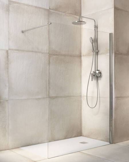 Bath vs. Shower… or both | Roca Life Bathroom Technology, Ceiling Shower Head, Luxury Shower, In Bathroom, Shower Tray, Who Said, How To Level Ground, Shower Bath, Design Element