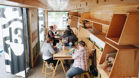 Shipping Container Library, Container Library, Tool Library, Fab Lab, Mobile Library, Library Reference, Library Architecture, Library Services, Architecture Concept