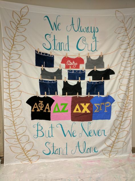 Greek Life Spirit Week, Greek Week Banner, Greek Week Shirts, Homecoming Themes, Greek Week, Sorority Shirt, Banner Ideas, Big Little Reveal, Delta Zeta