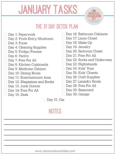 Declutter Challenge 2023, January Declutter, Winter Cleaning, Clean And Organize, Home Detox, Household Binder, Declutter Challenge, Getting Rid Of Clutter, Detox Plan