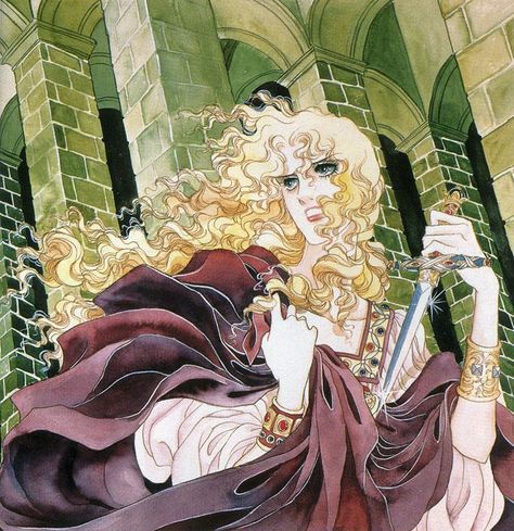 Julius as Kriemhilde in the Ring of Nibelung play at school. Riyoko Ikeda, Castlevania Anime, Illustration Manga, Lady Oscar, Art Mignon, Art Manga, Manga Artist, Art Japonais, Art Et Illustration