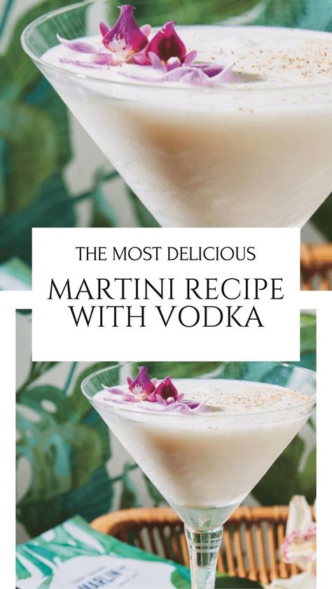 Coconut Martini Recipe Vodka, Coconut Martini Recipe, Cocktails With Vanilla Vodka, Vodka Martini Recipes, Fruity Rum Drinks, Coconut Martini, Bar Maid, Martini Recipes Vodka, Coconut Vodka