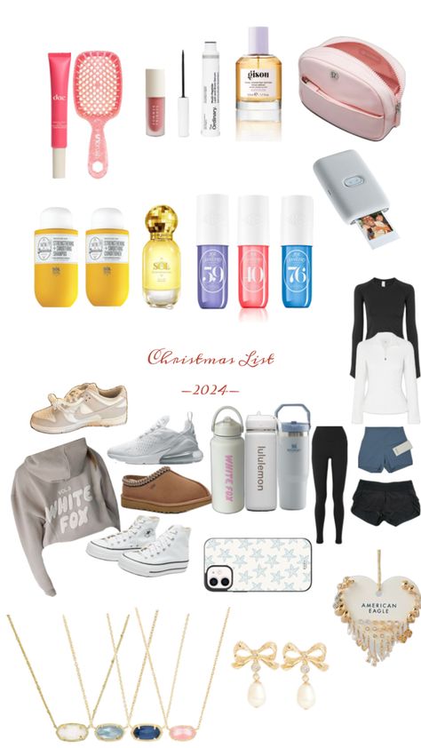 #chirstmas#wishlist#uggs#whitefox#kendrascott#lulu#lululemon#soldejanerio Birthday Wishlist Aesthetic, Teen Christmas Wishlist, Wishlist Ideas, Wishlist 2024, Christmas Gift List, List Ideas, Birthday Wishlist, Gift List, Dream Bedroom