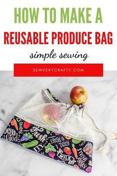 Period Pads, Reusable Produce Bags, Sewing 101, Simple Sewing, Small Sewing, Sew Ins, Fabric Ideas, Beginner Sewing, Beginner Sewing Projects Easy