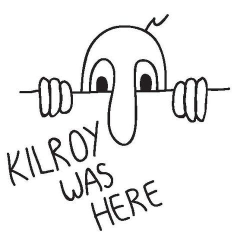 Daddy always drew this, but without the "Kilroy" title. I always thought that he create it! Kilroy Was Here, Compound Words Worksheets, Comic Strip Template, Cursive Writing Worksheets, Pattern Worksheet, Army Patches, Disney Colors, Wednesday Morning, Writing Worksheets