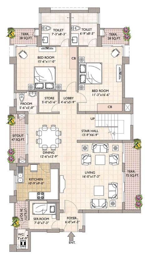 Floor plan creators and tools comprise various tools to do just this – create simple and clear floor plans to use as the base of the whole project and to visually communicate with the client about the design and execution plans. Today, we are going to review some popular floor plan creators and interior design tools that designers use in 2021. House Interior Drawing Floor Plans, Interior Design Layout Floor Plans, House Planning Ideas Layout, How To Make A Floor Plan, Foyer Layout Floor Plans, Ground Plan House, House Design Drawing Floor Plans, Interior Design Floor Plans Sketch, Architecture Drawing Floor Plans