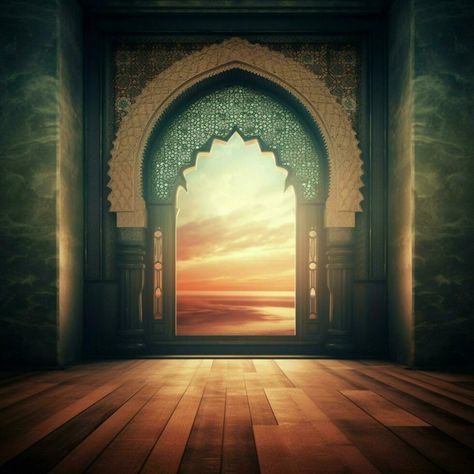 Islamic Background Video, Movie Poster Photoshop, Cottage Illustration, Eid Background, غلاف الكتاب, Red Background Images, Background High Quality, Mosque Art, Islamic Background