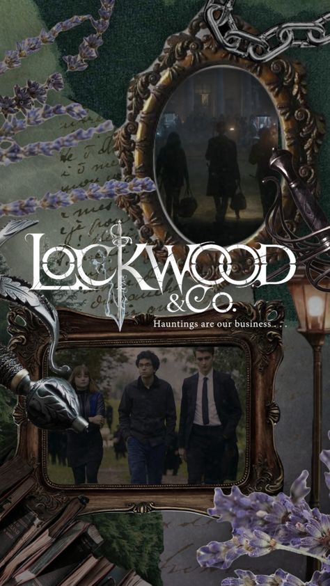 Lockwood And Co Poster, Lockwood Aesthetic, Lockwood And Co Wallpaper, Lockwood And Co Aesthetic, Books Wallpaper, Book Hangover, Lockwood And Co, Green Lavender, Night Sky Wallpaper