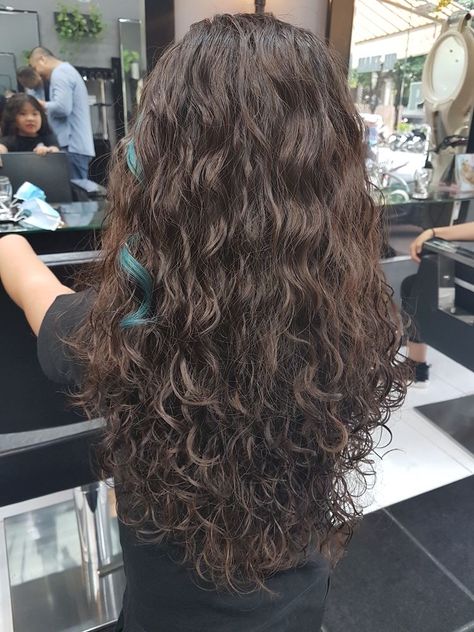 Permed Hairstyles Long, Perm Before And After, Soft Perm, Perm Ideas, Natural Perm, Long Perm, Loose Perm, Wavy Perm, Long Hair Perm