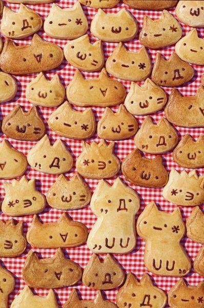 Crunchy Peanut Butter Cookies, Kreative Snacks, Pastel Cupcakes, Cat Cookies, Kawaii Cooking, Cute Baking, Cute Snacks, Kawaii Food, Cute Desserts