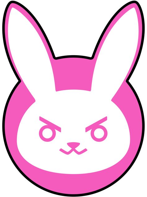 I love this D.va bunny logo so much! Diva Overwatch Icons, Overwatch Cake, D.va Icons, Overwatch Tattoo, D.va Art, Female Gamer, Va Logo, D Va Cosplay, Rabbit Icon