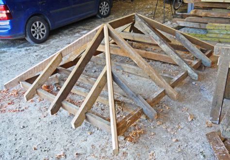 How To Build A Hip Roof Shed Roof Shed Design, Building A Shed Roof, Hip Roof Design, Shed Roof Design, Shed Design Plans, Shed Plans 12x16, Build A Farmhouse Table, Cedar Shingle Roof, Framing Construction