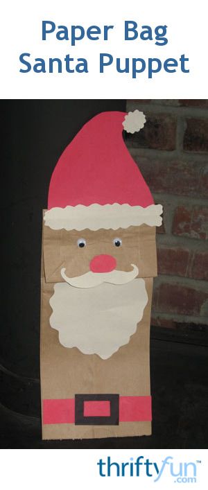 Santa Puppet, Christmas Websites, Daycare Projects, Joy School, Crafts 2024, How To Make A Paper Bag, Diy Paper Bag, Winter Art Lesson, December Activities