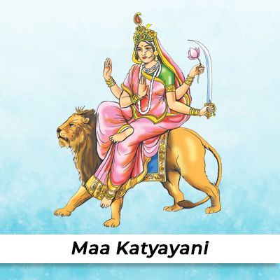 Let us offer our devotional prayers to one and only supreme almighty, goddess Katyayani and seek her blessings to make our lives peaceful and prosperous. Katyayani Mata, Maa Katyayani, Goddess Parvati, Durga Picture, Aadi Shakti, Wallpaper Photo Gallery, Navratri Images, Cool Pencil Drawings, Navratri Special