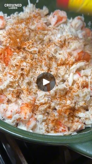 131K views · 845 reactions | 😋 

Credits: @misstaibaby | By Crowned Ladies | Maryland style crab dip for the
seafood love. Are you really from the DMV if crab dip isn't
your favorite appetizer? Now, traditionally, it's not made
with shrimp but I promise you, adding shrimp or lobster just
takes this to a whole another level. After you sauteed your
seafood in butter and garlic, dress it from head to toe in
obey and when you think you've added enough, go ahead and add
a little bit more. I usually stay away from dairy because it
makes me break out but everything in moderation,
right? On low heat, I combine cream cheese, sour cream, heavy
whipping cream, Dijon mustard, shredded cheddar, and Greer
cheese and if you're concerned about the amount of Obey I use
in this recipe, just go ahead and si Seafood Salad Recipe, Mexican Street Corn Salad Recipe, Mr Make It Happen, Sweet Relish, Seafood Salad Pasta, Seafood Pizza, Sea Food Salad Recipes, Lobster Salad, Macaroni Recipes