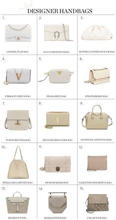 High End Handbag Dupes, 15 best designer handbags purses for spring and similar cheap designer lookalike dupes Favorite Designer Bags, Designer Handbag Aesthetic, High End Purses Handbags, Everyday Designer Bag, Handbag Design Ideas, Neutral Handbags, Designer Handbags Aesthetic, Handbag Styling, Designer Must Haves