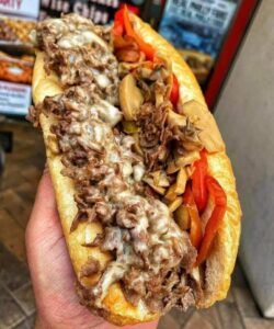 Slow Cooker Philly Cheese Steak Slow Cooker Philly Cheese Steak, Philly Cheese Steaks, Vegan Philly Cheesesteak, Cheese Steaks, Beef Round Steak, Philly Cheese Steak Sandwich, Chicken Philly, Philly Cheese Steak Recipe, Steak Sandwiches