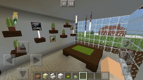 Modern House Play Room  #minecraft #interior #design #architecture #houses #modern #playroom Minecraft Living Room Ideas, Minecraft Houses For Girls, Minecraft Houses Xbox, Minecraft Houses Interior, Houses Modern, Minecraft Houses Survival, Modern Playroom, Minecraft Things, Minecraft Houses Blueprints