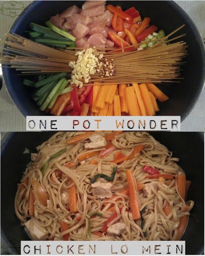 Chicken Low Mein Recipe, Low Mein Recipe, Chicken Lo Mein Recipe, One Pot Wonder, Asian Seasoning, Chicken Lo Mein, Lo Mein Recipes, Chinese Vegetables, One Pot Wonders