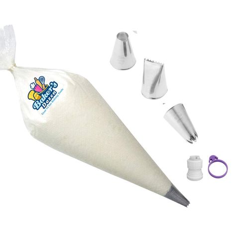 PRICES MAY VARY. COMPLETE CAKE DECORATING ACCESSORIES – Everything you need to create beautiful cake decorations. Our frosting piping kit includes x100 12” disposable pastry bags, x6 icing tip, x 1 coupler and BONUS 2 x icing bags ties for tipless piping bags UNTIL STOCKS LAST. EASY TO CLEAN CAKE DECORATING SUPPLIES - Each pipping bag, coupler, piping tips, bag ties are reusable and dishwasher safe. No residual smell or taste, whether you use your disposable piping bags and tips set with pastry, Tipless Piping Bags, Frosting Piping, Counter Edges, Pastry Bags, Icing Piping, Icing Tips, Bunny Painting, Piping Bag, Piping Icing