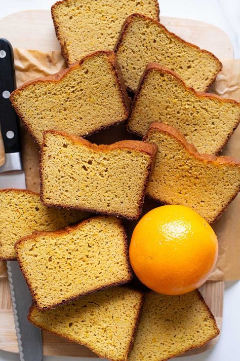 Whole Orange Blender Cake (Gluten Free) - iFoodReal.com Orange Blender Cake, Blender Cake, Make Almond Flour, Banana Bread Loaf, Almond Flour Bread, Gluten Free Scones, Cake Gluten Free, Flours Banana Bread, Gluten Free Carrot Cake