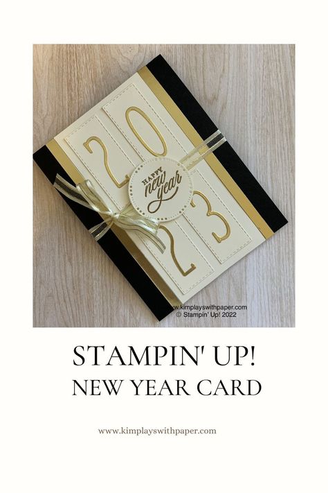 Happy New Year Card Ideas, New Year Cards Handmade, New Year Card Ideas, New Year Card Making, New Year Card Design, New Years Card, Happy New Year Card, Numbers Symbols, Heat Embossing