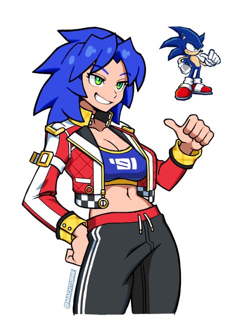 Genderbent Sonic Characters, Sonic The Hedgehog Character Design, Cute Sonic Fanart, Genderbent Sonic, Sonic Genderbend, Werehog Sonic, Sonic Characters, Sonic Fan Characters, Sonic Franchise