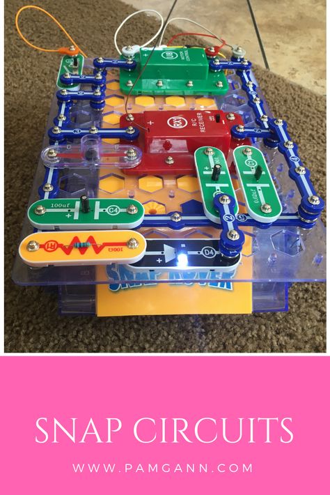 This mom's honest feelings about the Snap Circuits Jr and Snap Circuits RC Snap Rover. What I like and what I wish were a little different. It has been a great tool for learning electricity for this robot loving family. Snap Circuits Projects, Snap Circuits Lesson Plan, Snap Circuits Storage, Preschool Technology, Elementary School Science, Snap Circuits, Pilot Wife, Flying With Kids, How To Start Homeschooling