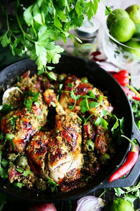 Chicken Yassa Recipe, Chicken Yassa, Onion Quiche, Cilantro Salad, Pumpkin Quinoa, Crispy Oven Baked Chicken, Asparagus Seasoning, Foods From Around The World, Taste Of Home Recipes