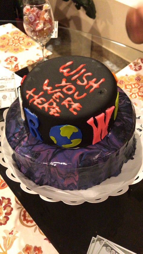 Juice Wrld Birthday Cake, Travis Scott Birthday Cake, Travis Scott Cake, Travis Scott Birthday, Rapper Birthday Cake, Birth Cakes, 14th Birthday Cakes, 17 Birthday Cake, Cookie Cake Birthday