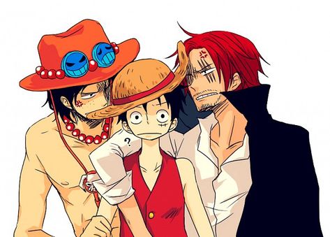 ACE LUFFY SHANKS Ace Luffy, A.c.e Chan, رورونوا زورو, Ace Sabo Luffy, Ace And Luffy, Fandom Drawing, One Piece Meme, One Piece Ace, One Piece Ship