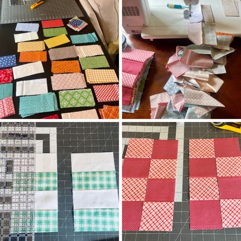 Free Scrappy Quilt Patterns: The Checkerboard Quilt - Sew Nikki Checkerboard Quilt, Quilt Free Pattern, Scrappy Quilt Patterns, Stash Buster, Scrappy Quilt, Quilt Block, Quilt Ideas, Quilt Sewing, 10 Inch