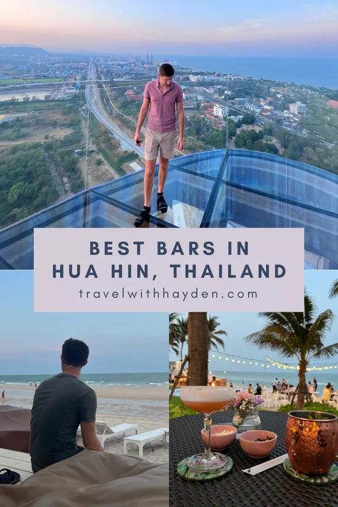 Top Restaurants and Bars in Hua Hin, Thailand Hua Hin Thailand, Thailand Travel Guide, Sky Bar, Swim Up Bar, Rooftop Bars, Beach Cafe, Best Bars, Top Restaurants, Getting Drunk