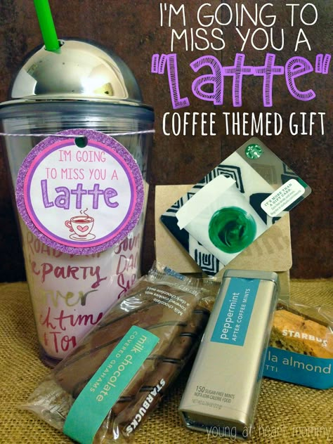 Coffee themed going away gift Diy Food Gifts, Bartender Gifts, Goodbye Gifts, Distance Gifts, Leaving Gifts, Farewell Gifts, Mason Jar Gifts, Holiday Gift Sets, Ideas Birthday