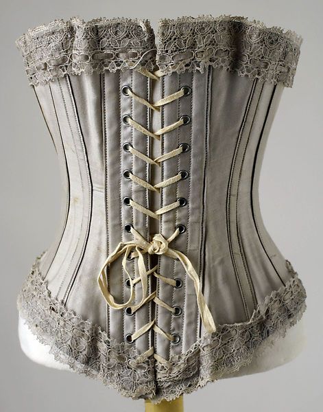 Corset | probably American | The Met Gothic Luxury, Vintage Corsets, Corset Fashion, Vintage Corset, Corset Lace, Dress Forms, Costume Institute, Corset Lingerie, Vintage Lingerie