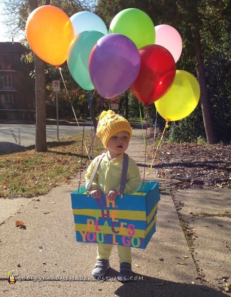 Oh, the Places You'll Go! Dr. Seuss Costume Dr Seuss Diy Costumes, Dr. Seuss Costumes, Seuss Costumes, Dr Seuss Costumes, The Places Youll Go, Book Character Day, Book Costumes, World Book Day Costumes, Dr Seuss Day