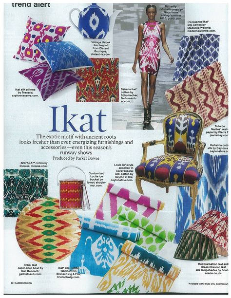 ikat. always and forever. Mood Board Fashion Inspiration, Ikat Art, Tenun Ikat, Fashion Design Portfolio, Textile Pattern Design, Fashion Illustration Sketches, Ikat Pattern, Ikat Print, Ikat Fabric