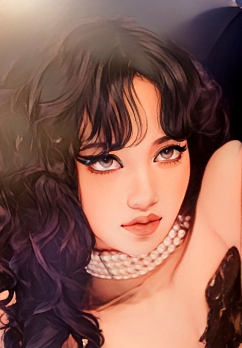 Lisa Cartoon, Bp Fanart, Lisa Fanart, Blackpink Fanart, Lisa Lisa, Blink Book, Korean K Pop, Illustration Art Girl, Kpop Drawings