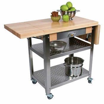 Kitchen Island Alternatives, Small Kitchen Storage Solutions, Americana Kitchen, Space Saving Apartment, Mobile Kitchen, Small Kitchen Storage, Space Saving Kitchen, Kitchen Storage Solutions, Kitchen Cart