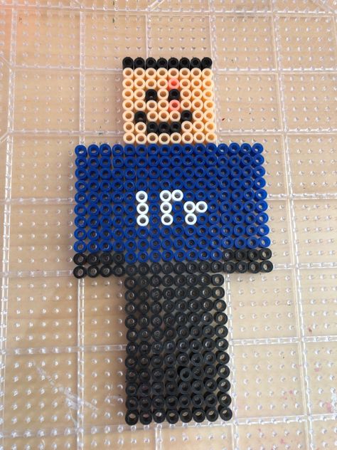 Dsmp Perler Bead Patterns, Dsmp Perler Beads, Perler Beads Minecraft, Minecraft Beads, Pokemon Bead, Easy Perler Bead Patterns, Pearl Beads Pattern, Easy Perler Beads Ideas, Hama Beads Minecraft