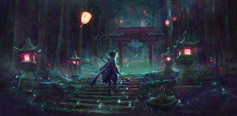 V on Twitter: ""Respite" (A Sea of Lights Fanart) Xiao battles endlessly during the Lantern Rite: "Loneliness? Peace? Or was it his fears for the future? The young-seeming adeptus searched his heart, only to find no answers." —Xiao's Vision Story #GenshinImpact #原神 #Xiao #魈 #LanternRite… https://t.co/fZB9m6bVW6" Xiao Pics, Genshin Impact, The Story, Wattpad, Twitter