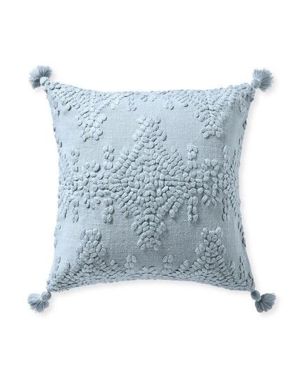 The Best Secrets for How to Mix Patterns in Your Home - The Inspired Room Loop Pillow, Beach Pillow Covers, Coastal Pillow, Embroidered Pillows, Blue And White Pillows, Throw Pillow Collections, Pillow Combos, Plaid Pillow Covers, Blue Throw Pillow