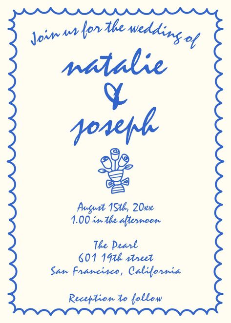 bold wedding invitations retro hand written drawn french photo wedding      invitation modern chic minimalist boho whimsical simple basic informal casual calligraphy classic template simple 70s 60s elegant creamy typography bold bright wedding suite text based seventies mix match spring summer nautical hand written drawn fun retro romantic minimal vintage colorful classy digital e-invitation french style sophisticated blue wording photo image #wedding #weddinginvitations #zazzle #zazzleinvitations #businescards #weddingcards Bold Wedding Invitations, Wedding Invitation Modern, E Invitation, Unique Wedding Invitation, Boho Whimsical, Minimal Vintage, Bright Wedding, Photo Wedding Invitations, Retro Wedding